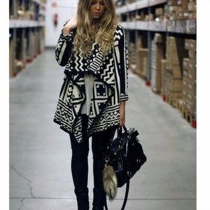 Anthropologie sweater Cardigan patterned